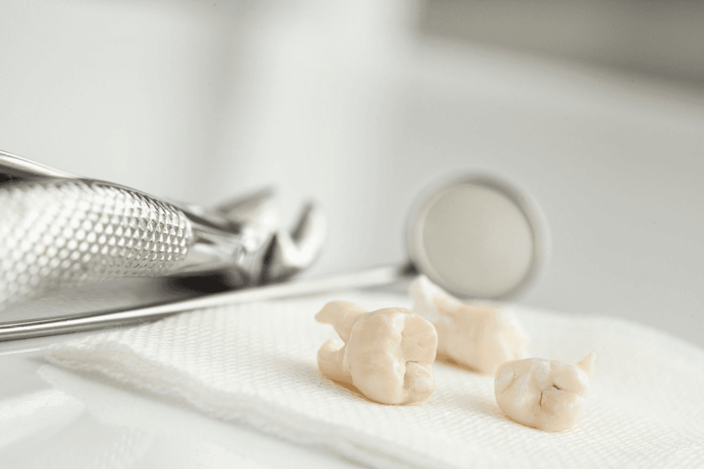 Removed wisdom teeth