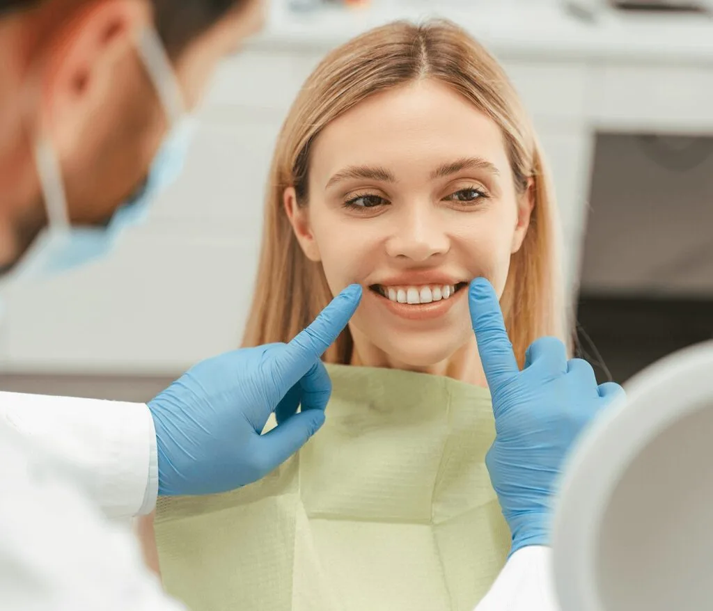 Patient smiling